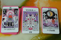 tarot cards with science concepts
